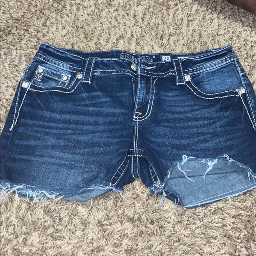 Miss me cut off jean shorts